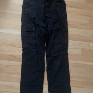 Black cargo pants